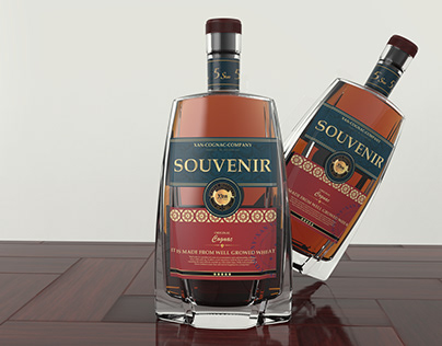 Cognac label design