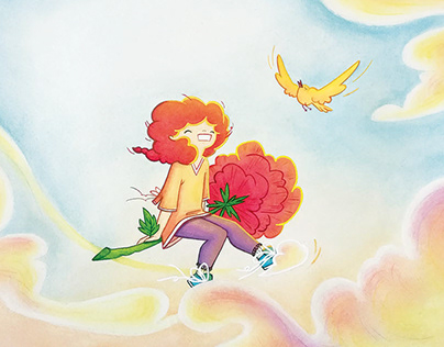 Rose-en-ciel, livre CD illustré