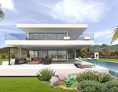 Villa Canberra XL, Ibiza visualization
