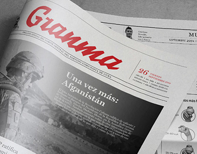 Granma Newspaper Design