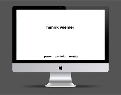 Henrik Wiemer / Website