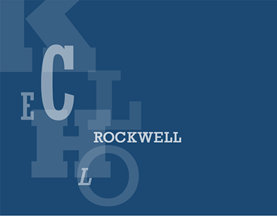 Rockwell Typeface Grid System