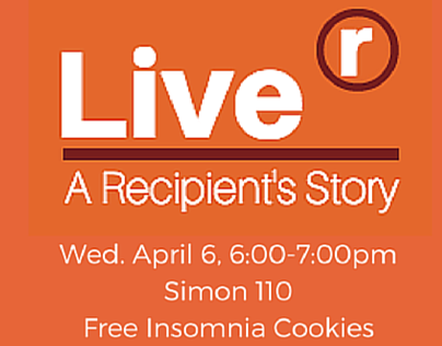 Live(R): A Recipient's Story PR