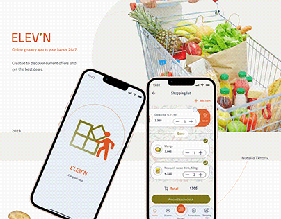 online grocery store mobile app.