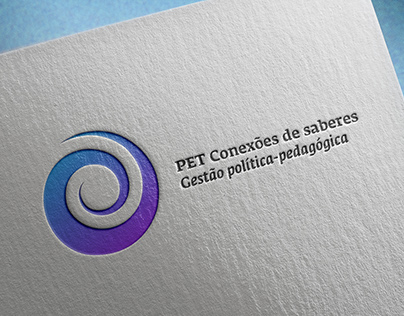 Re-design da marca do PET Conexões de saberes da UFPE.