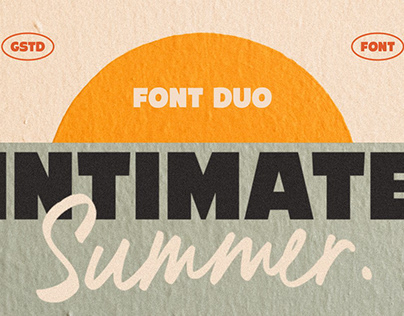 Intimate Summer Font Duo