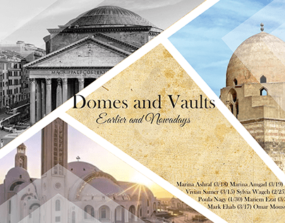 Cover of a research about the domes and vaults