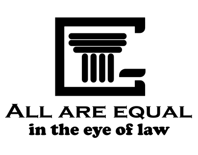 All are Equal in the eye of low logo