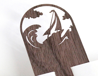 Wooden Lasercut Bookmarks