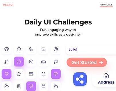 Daily UI Challenges - UI Visuals