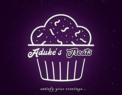 Cupcake Brand Minimal Logo design