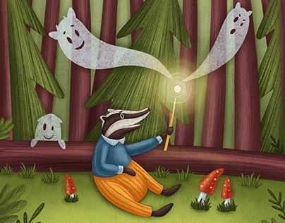 MAGIC FOREST. Children's book