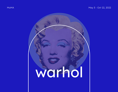 Andy Warhol Exhibition Landing Page