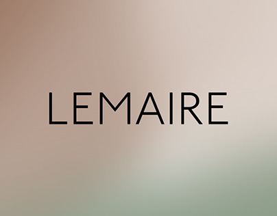 UI Prototype - LEMAIRE Mobile Website Rebranding