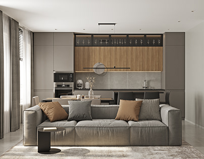 Interior design for an apartmant in Comfort town