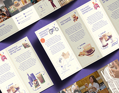 Coffee Experiences Flyer - Brochure 5 folds