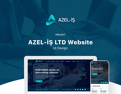 Azelish.com - Website UI design