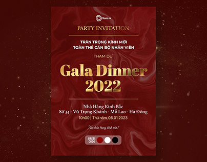 INVITATION CARD: GALA DINNER