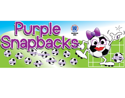 Banner Design: Purple Snapbacks