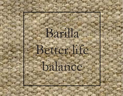 Barilla: better life balance