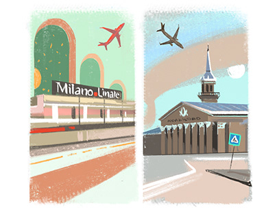 Italy/Ekaterinburg illustration project