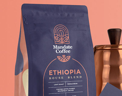 MANDATE COFFEE . Coffee logo, Branding & Packaging