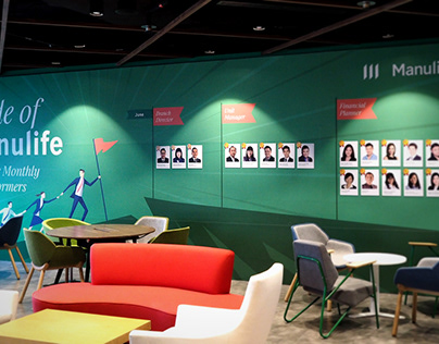 Manulife Singapore - Corporate Office Wall