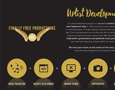 Social Media Ads for Finally Free Productions