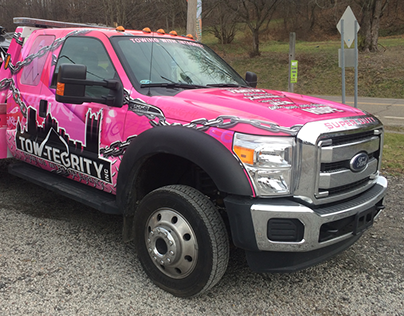 Tow Truck Vehicle Wrap