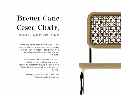 Breuer Cane Cesca Chair
