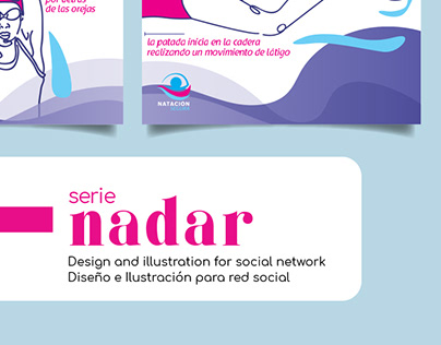 Serie Nadar - Visual identity Illustration Social Media