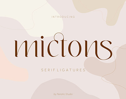 Mictons serif ligatures