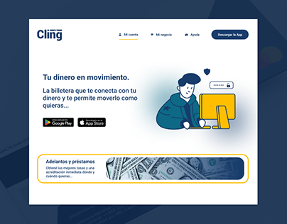 Propuesta de página web | Billetera virtual - Cling