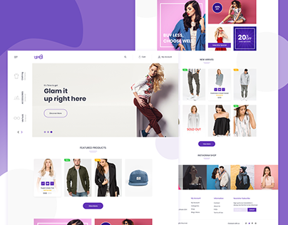 Fashion E-commerce Homepage