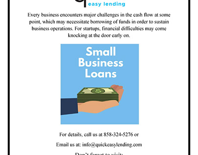 Quick Business Loans For Startups CA
