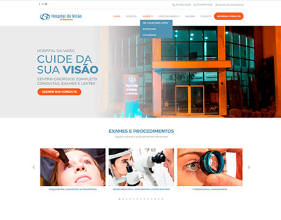 Website Hospital Visão de Bebedouro
