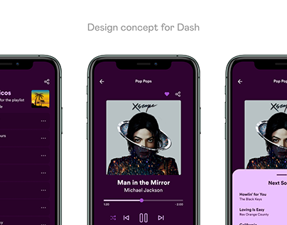 Social Music App - UI Concept Idea