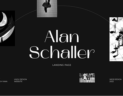 Alan Schaller | Photographer | Landing page | UX/UI