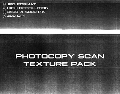 Photocopy Scan Texture Pack