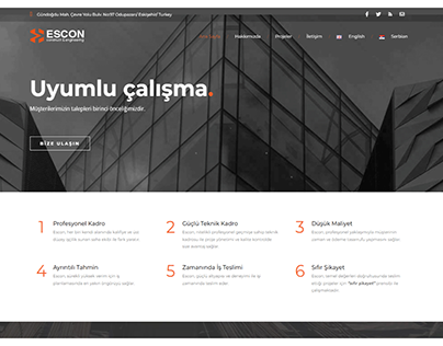 Escon Contruction Web Site