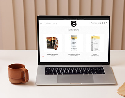 Two Bears Coffee Website Redesign