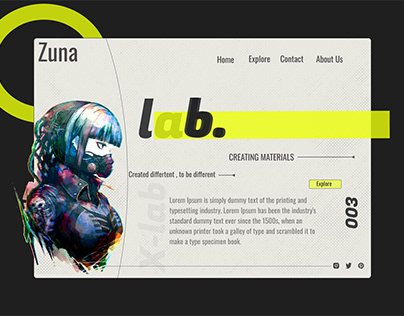 "lab." |UI&UX Design|