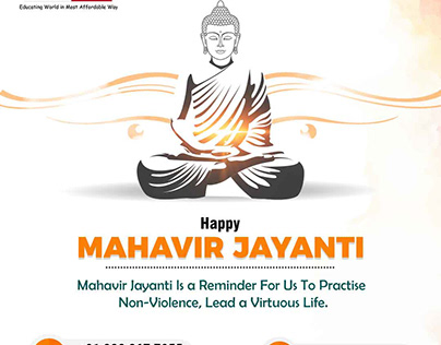 Happy Mahavir Jayanti 🙏🙏