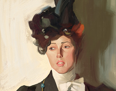 Portrait Master Study From Anders Zorn