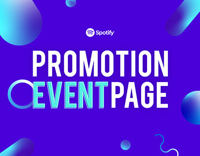 SPOTIFY promotion event page