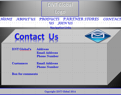 DNT Global Contact Page Mock Up