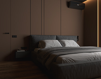 Dark Minimalism bedroom