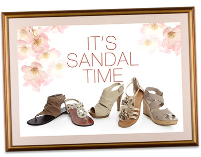 Kmart All About Sandal Landing Page