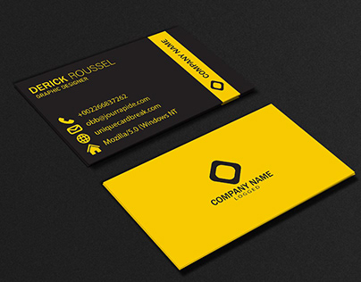 Profession business card design