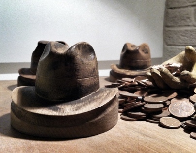 Wooden Hat-shapes for BARBISIO